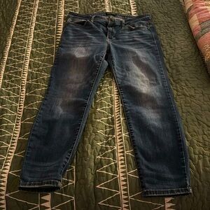 Judy Blue Relaxed Fit Blue Jeans Womens Dark Size 13/31 Style# JB82102DK